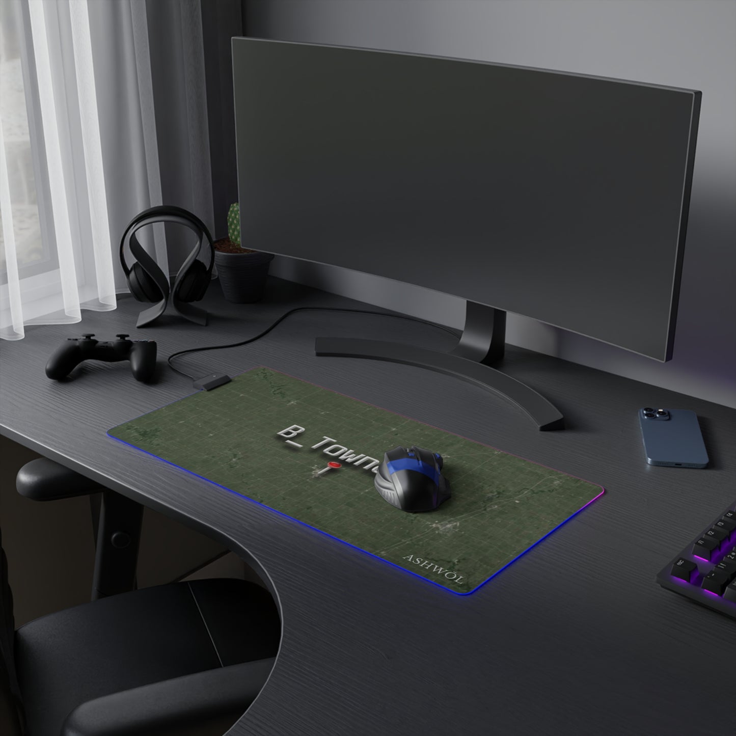 BTown LED Gaming Mouse Pad