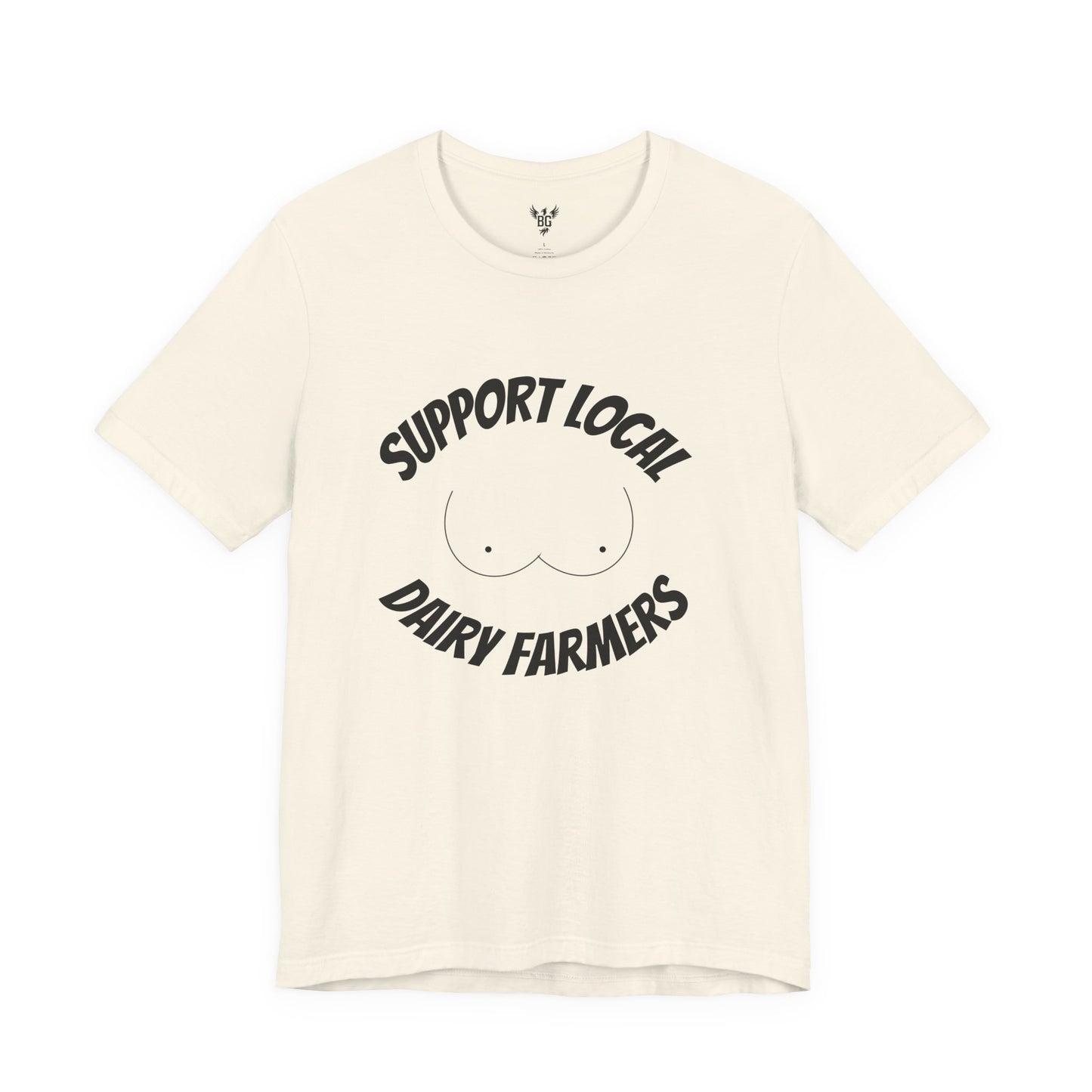 Support Local Dairy Farmers BG Tee