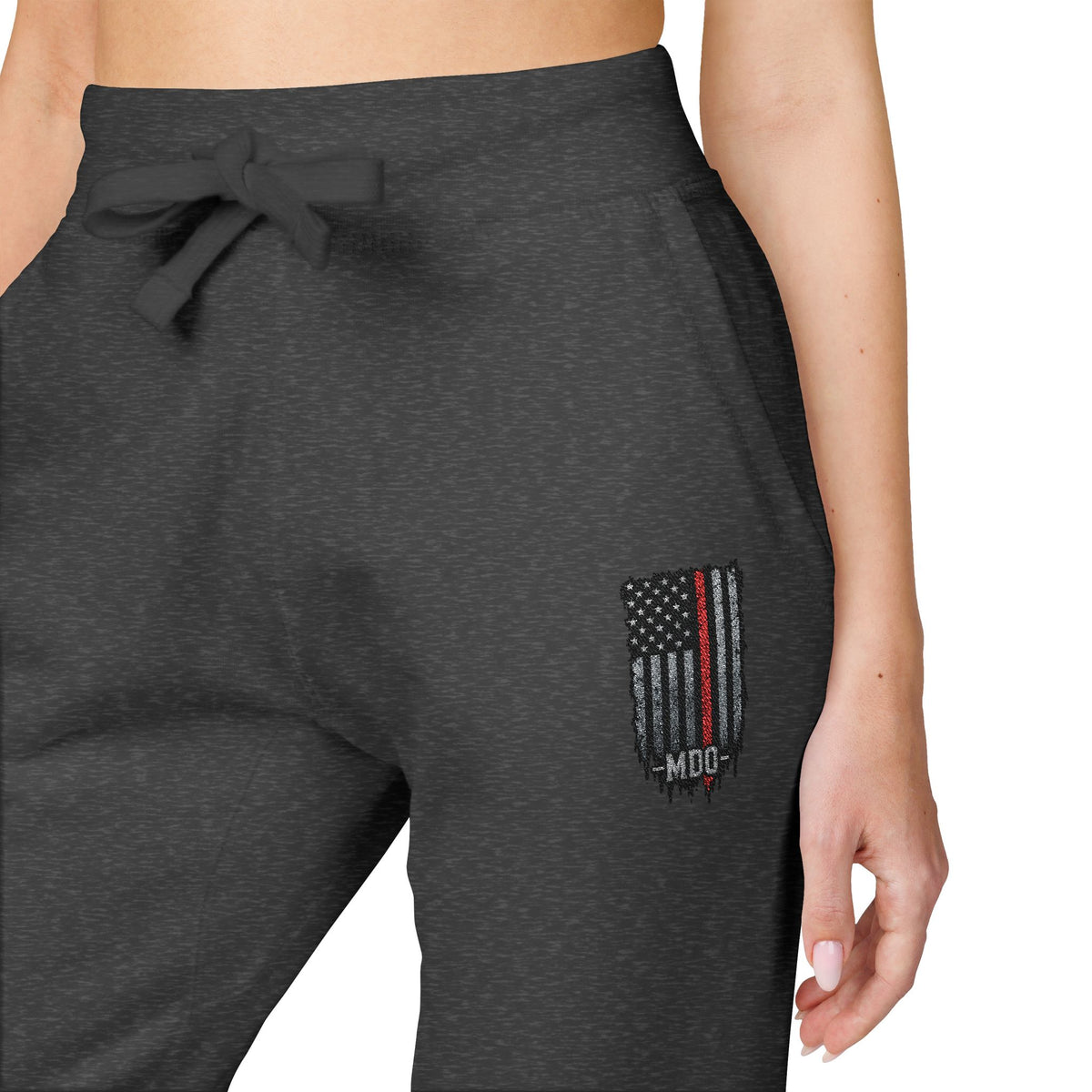 Embroidered Red Line Sweats — MDO
