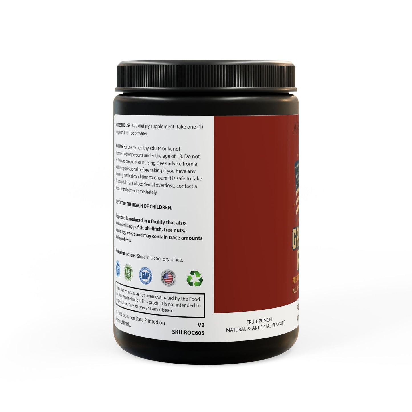 Grenade Rush Fruit Punch Pre-Workout