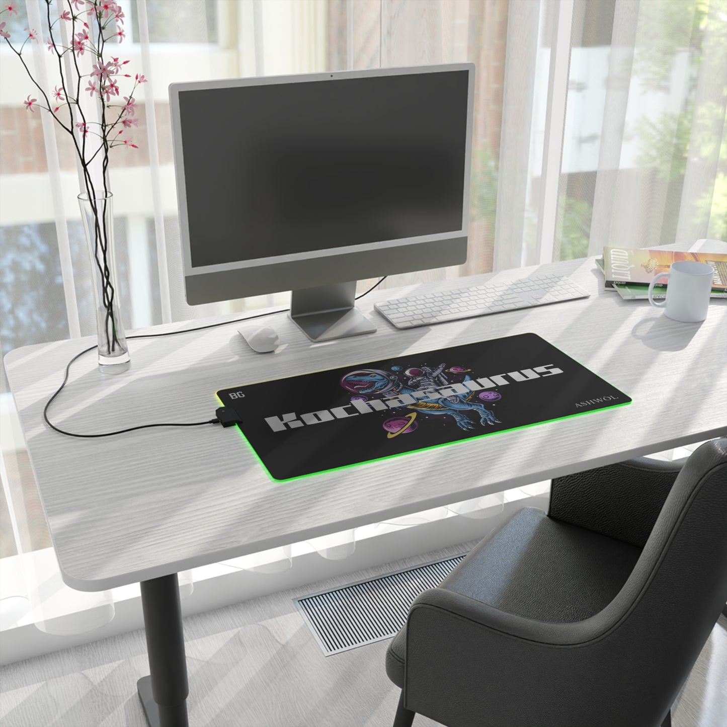 Kochasaurus LED Gaming Mouse Pad