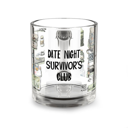 Date Night Survivor's Club Glass Mug