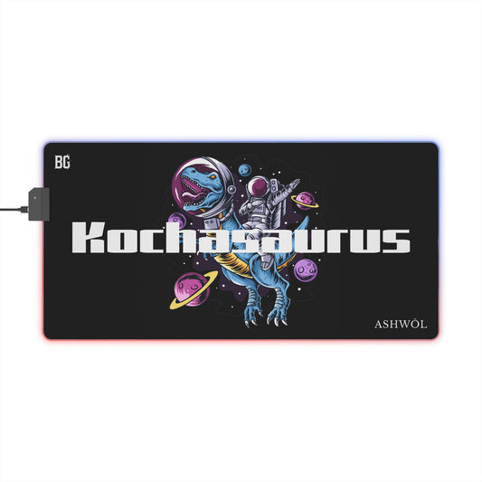 Kochasaurus LED Gaming Mouse Pad