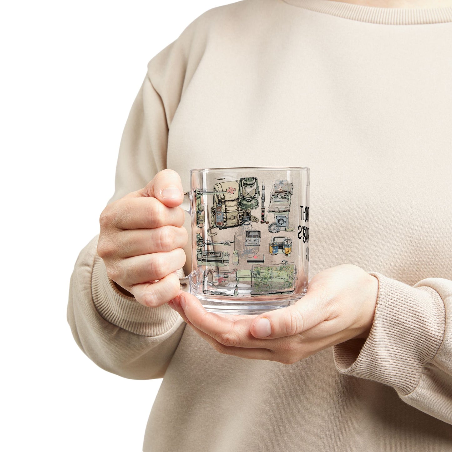 Date Night Survivor's Club Glass Mug