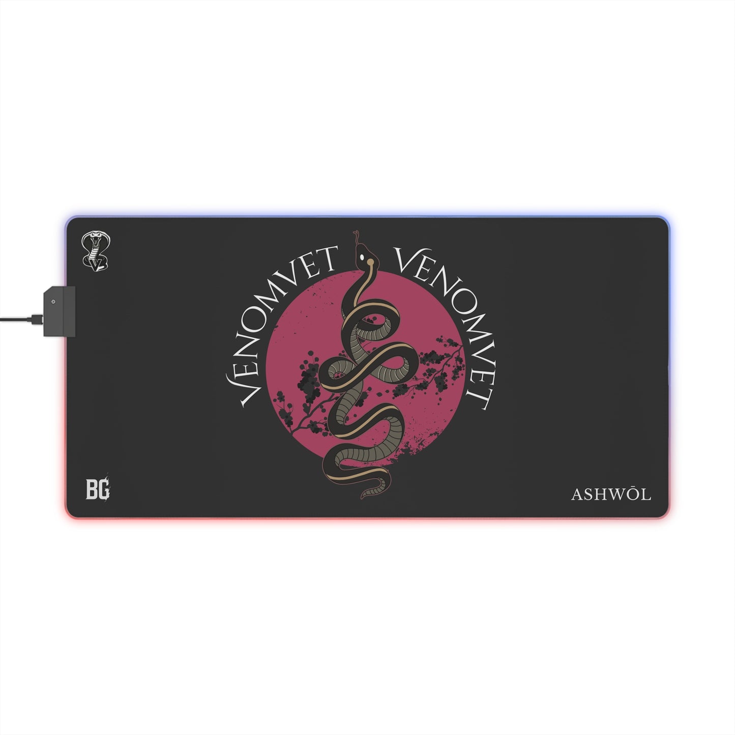 VemonVet LED Gaming Mouse Pad