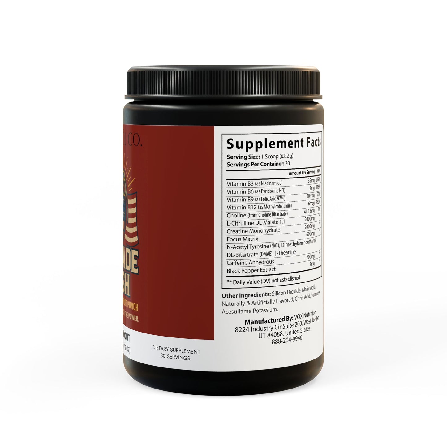 Grenade Rush Fruit Punch Pre-Workout