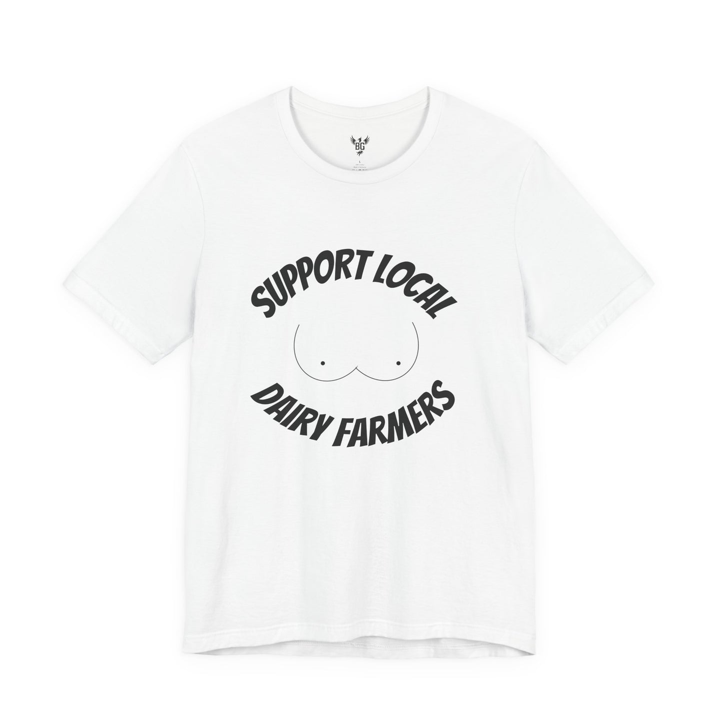 Support Local Dairy Farmers BG Tee
