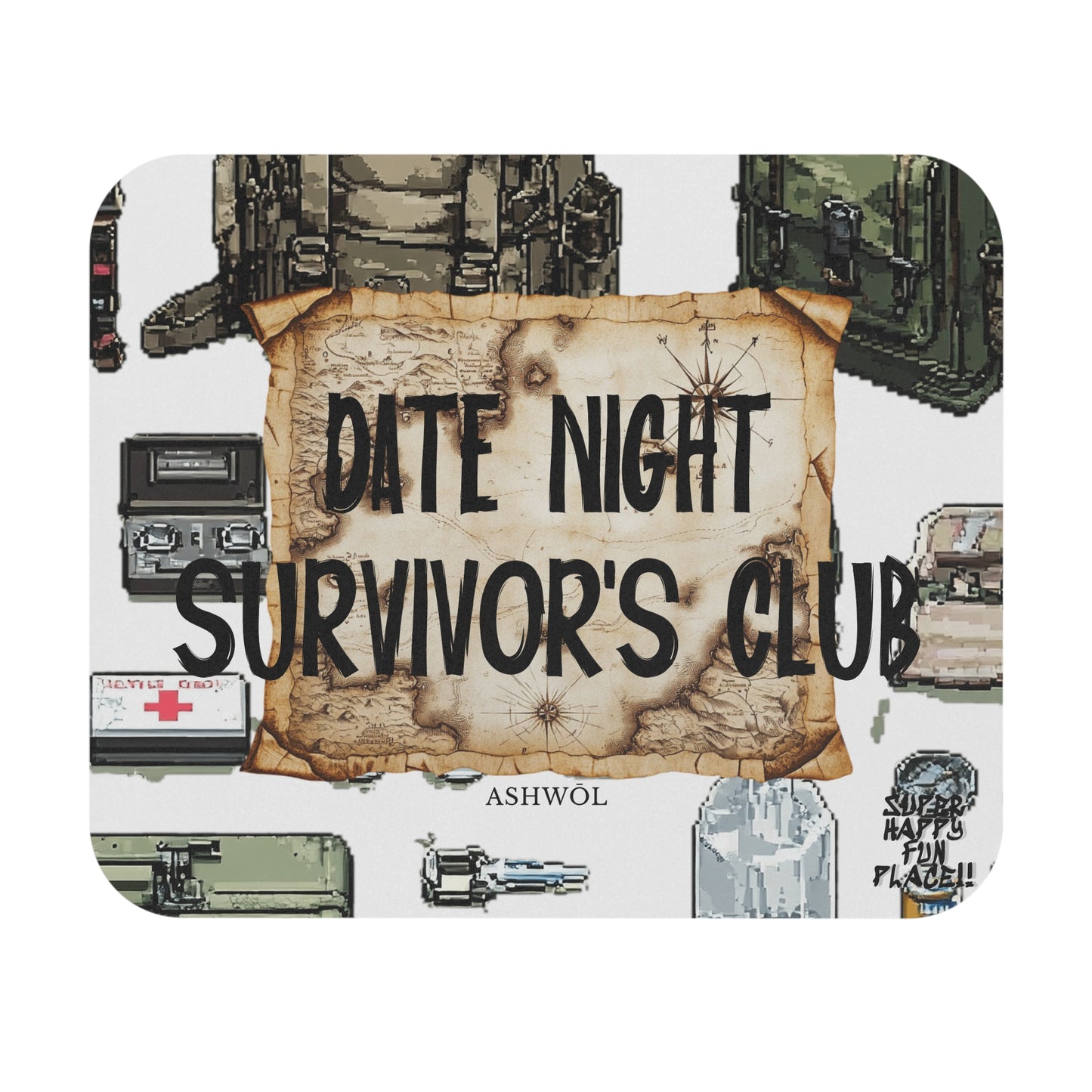 Date Night Survivor's Club Mouse Pad