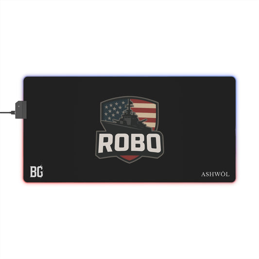 Heyitsrobo RGB LED Gaming Mouse Pad