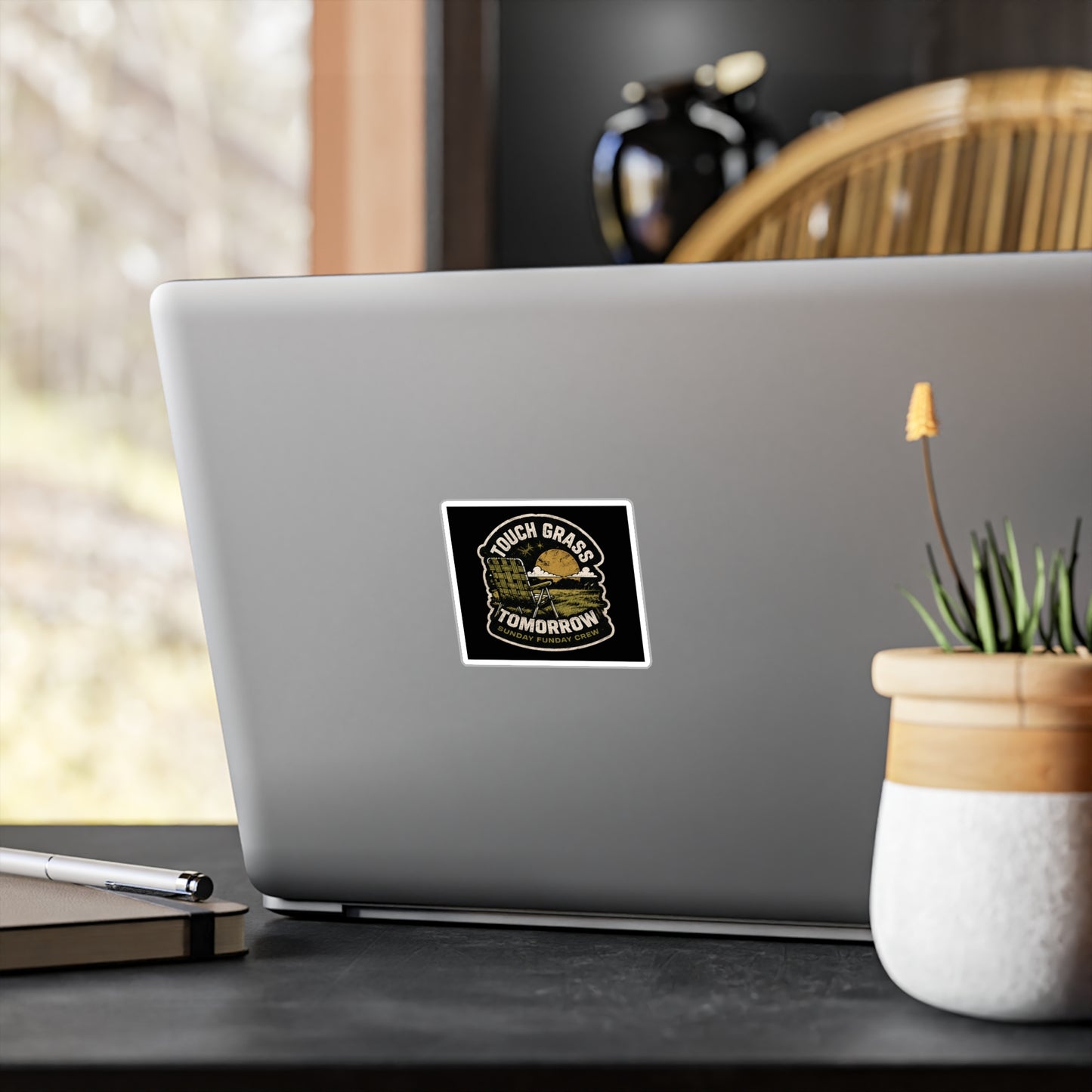 Vinyl Decal — Touch Grass Tomorrow - SFC
