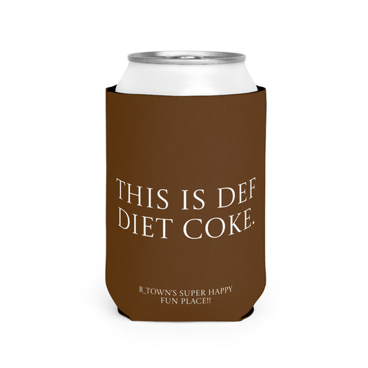 B_Town Brown Can Cooler