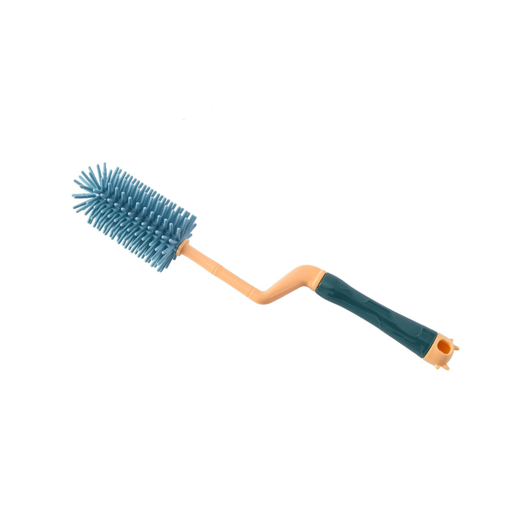 Rotating Silicone Baby Pacifier Bottle Brush