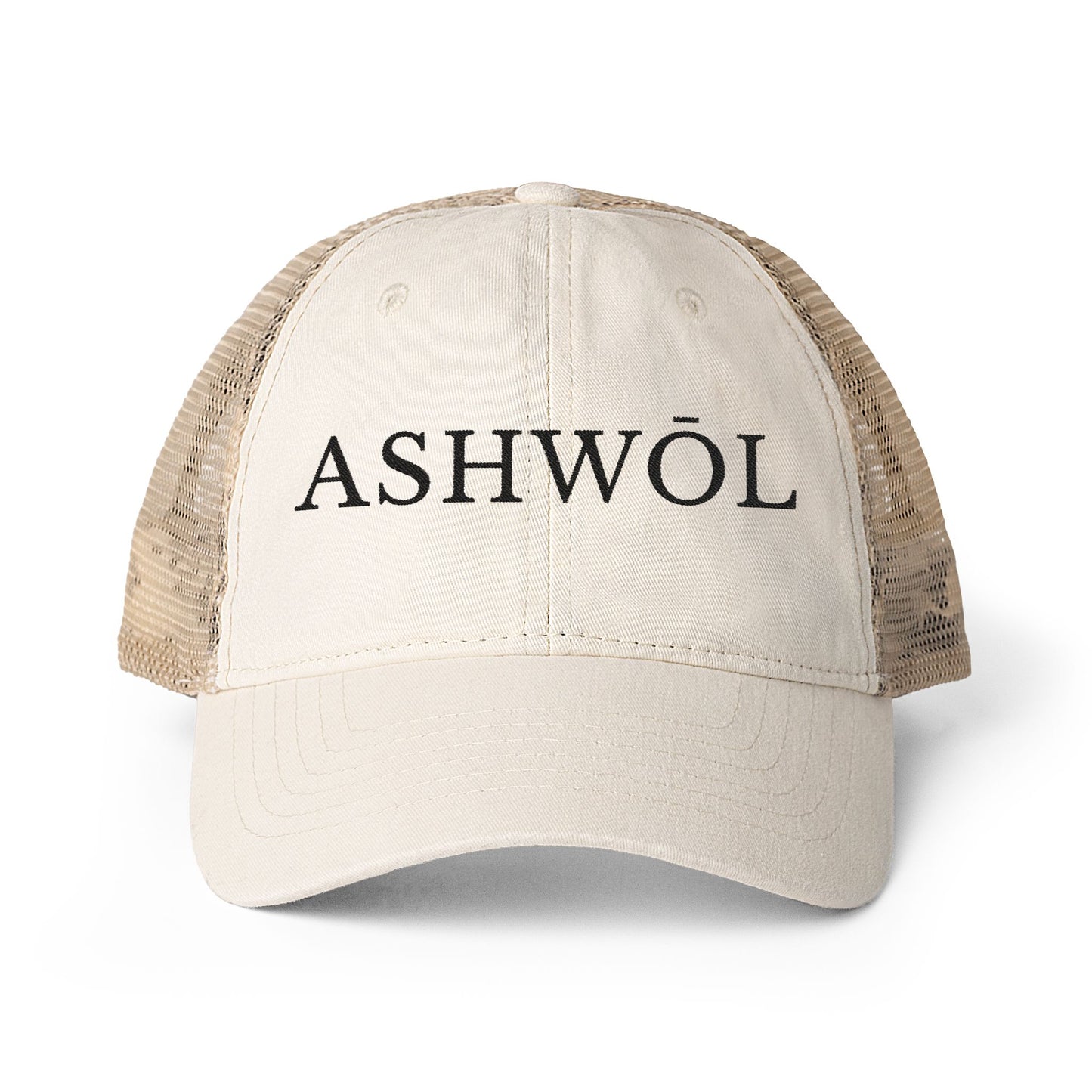 Ashwol Official Washed Mesh-Back Cap