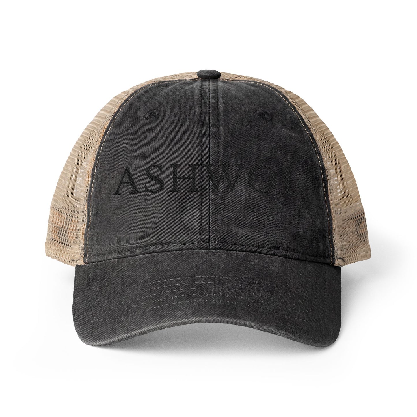 Ashwol Official Washed Mesh-Back Cap