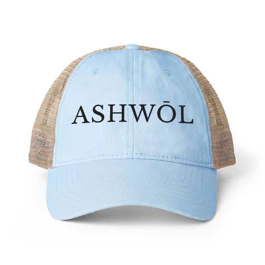 Ashwol Official Washed Mesh-Back Cap