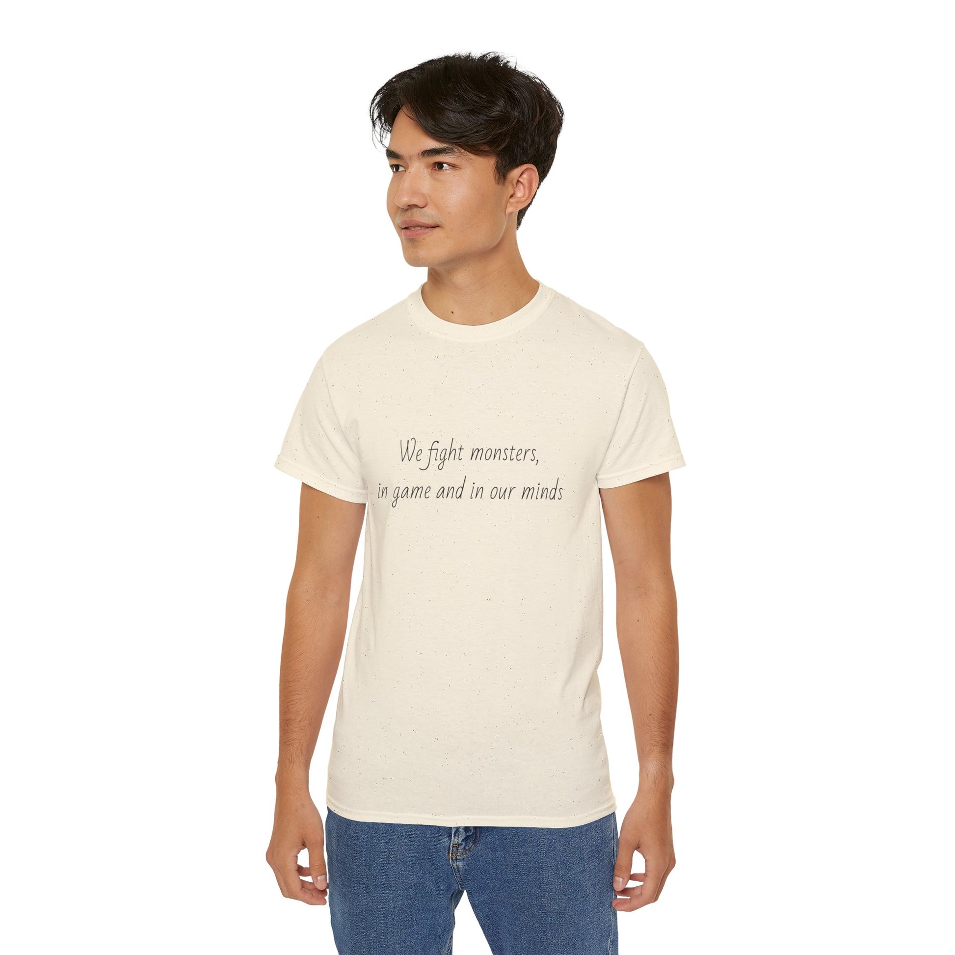 We Fight The Monsters BG Tee