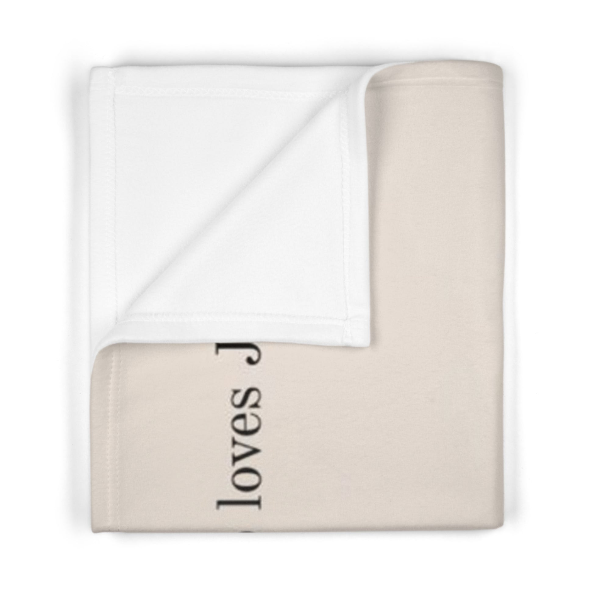 Just a girl who loves JESUS Baby Blanket