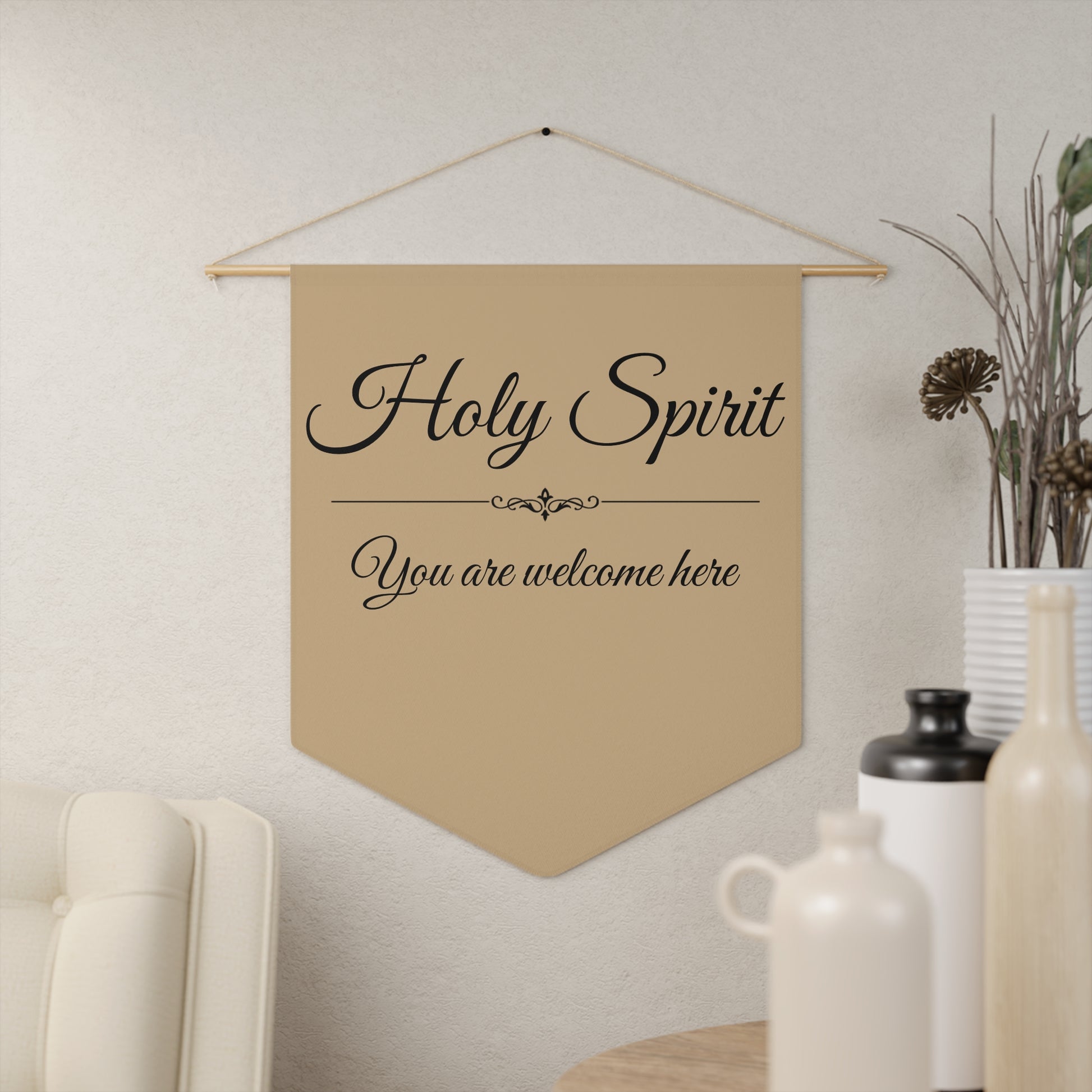 Holy Spirit Wall Pennant