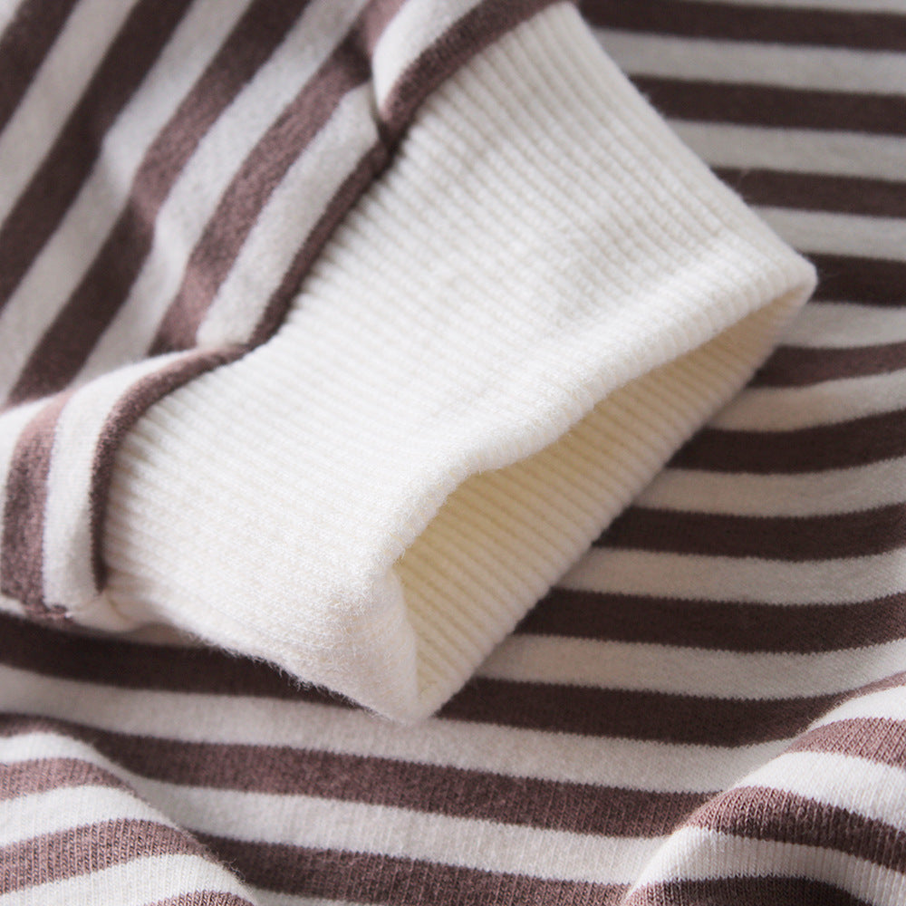 Autumn Baby Hooded Onesie