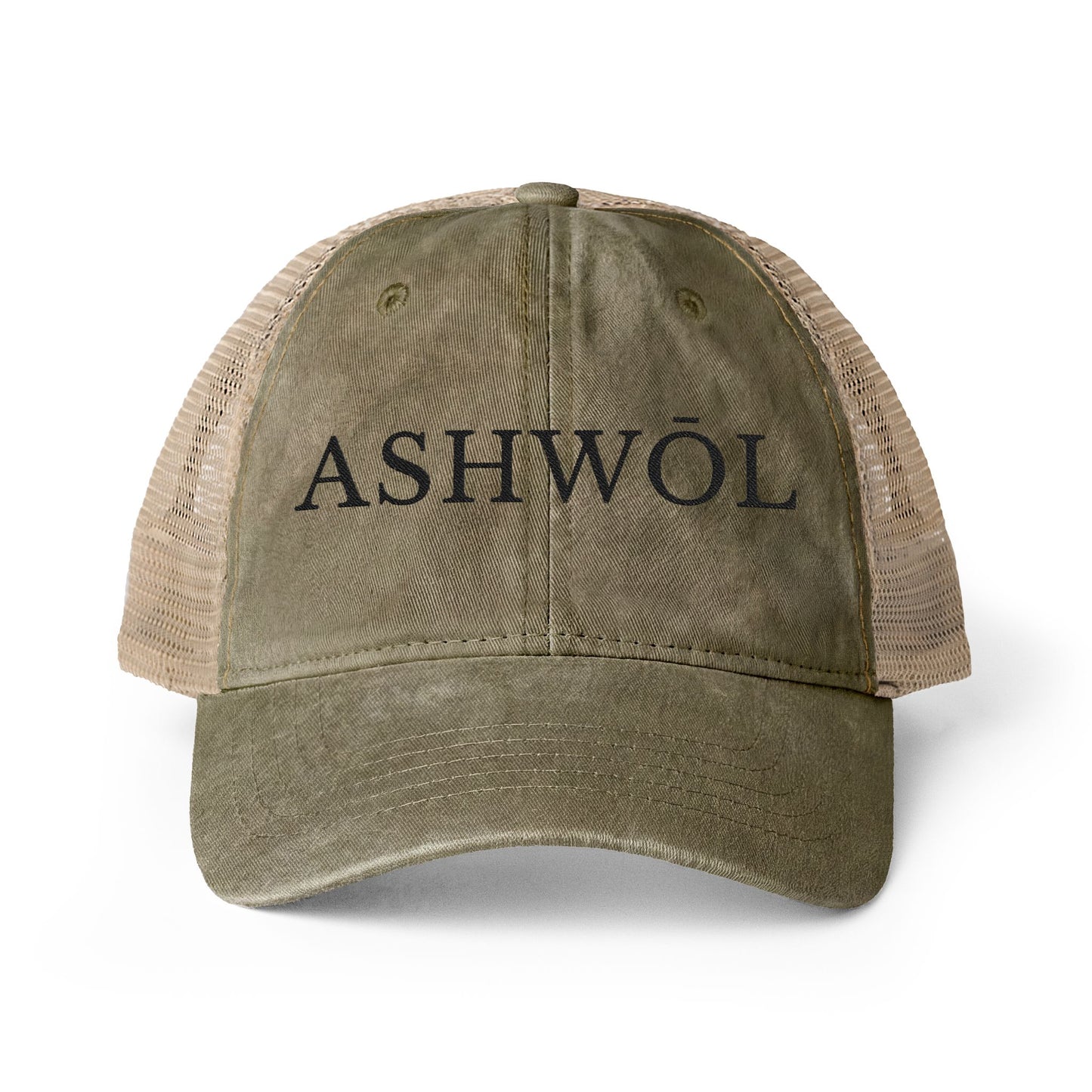 Ashwol Official Washed Mesh-Back Cap