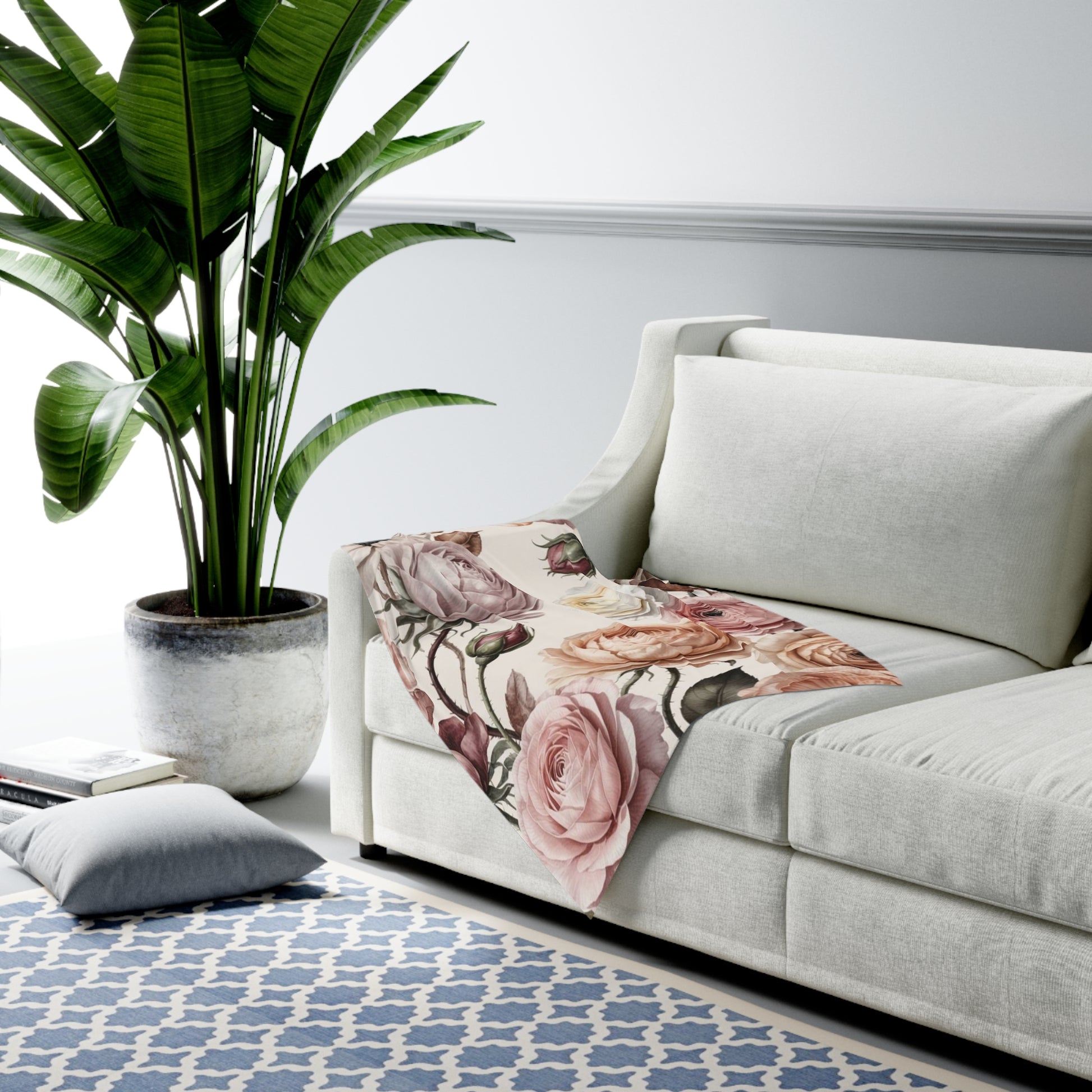 Floral Baby Swaddle Blanket
