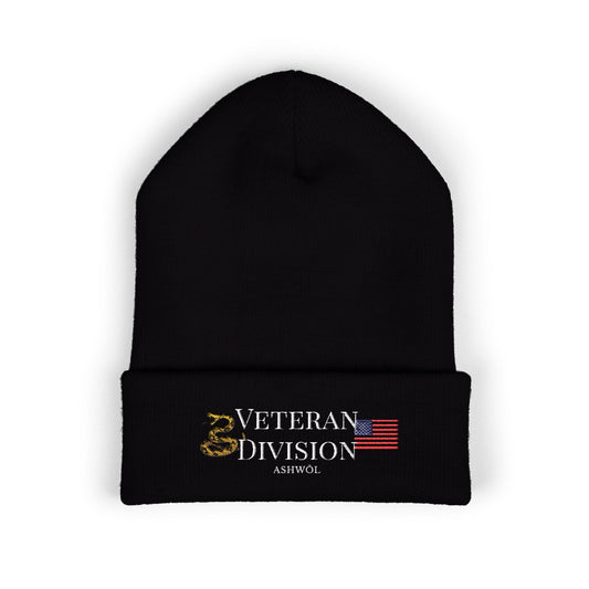 Veteran Division Classic Cuffed Embroidered Beanie