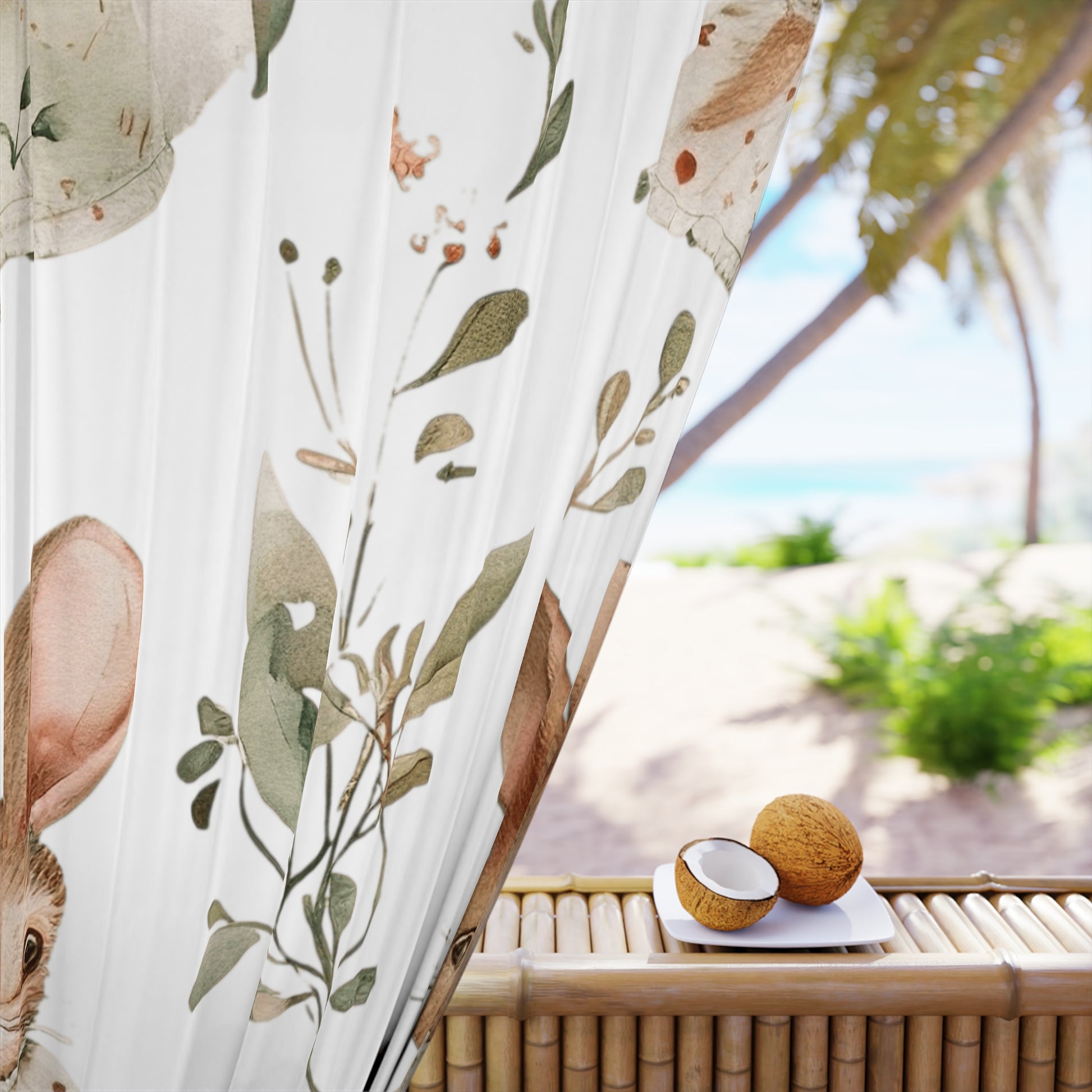 Whimsical Bunny Window Curtains