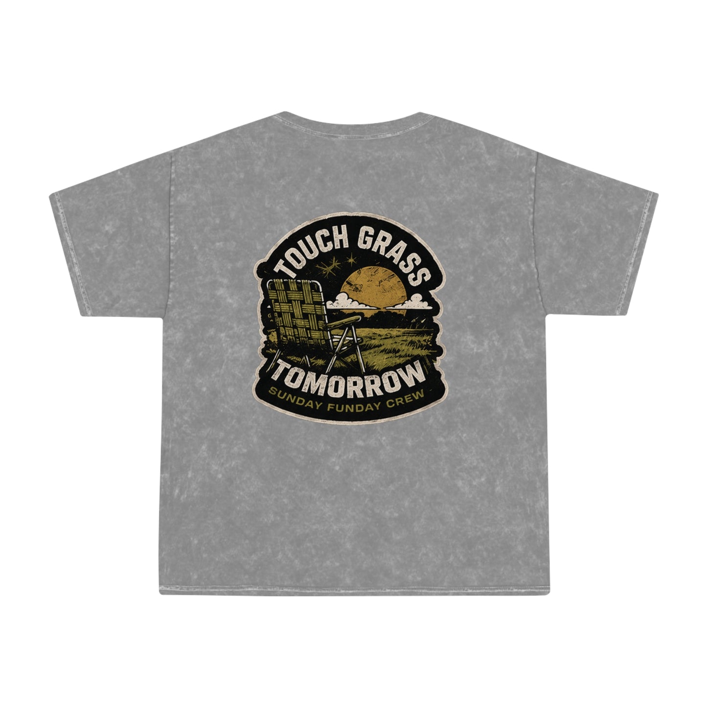 Touch Grass Tomorrow Mineral-Wash Tee - SFC