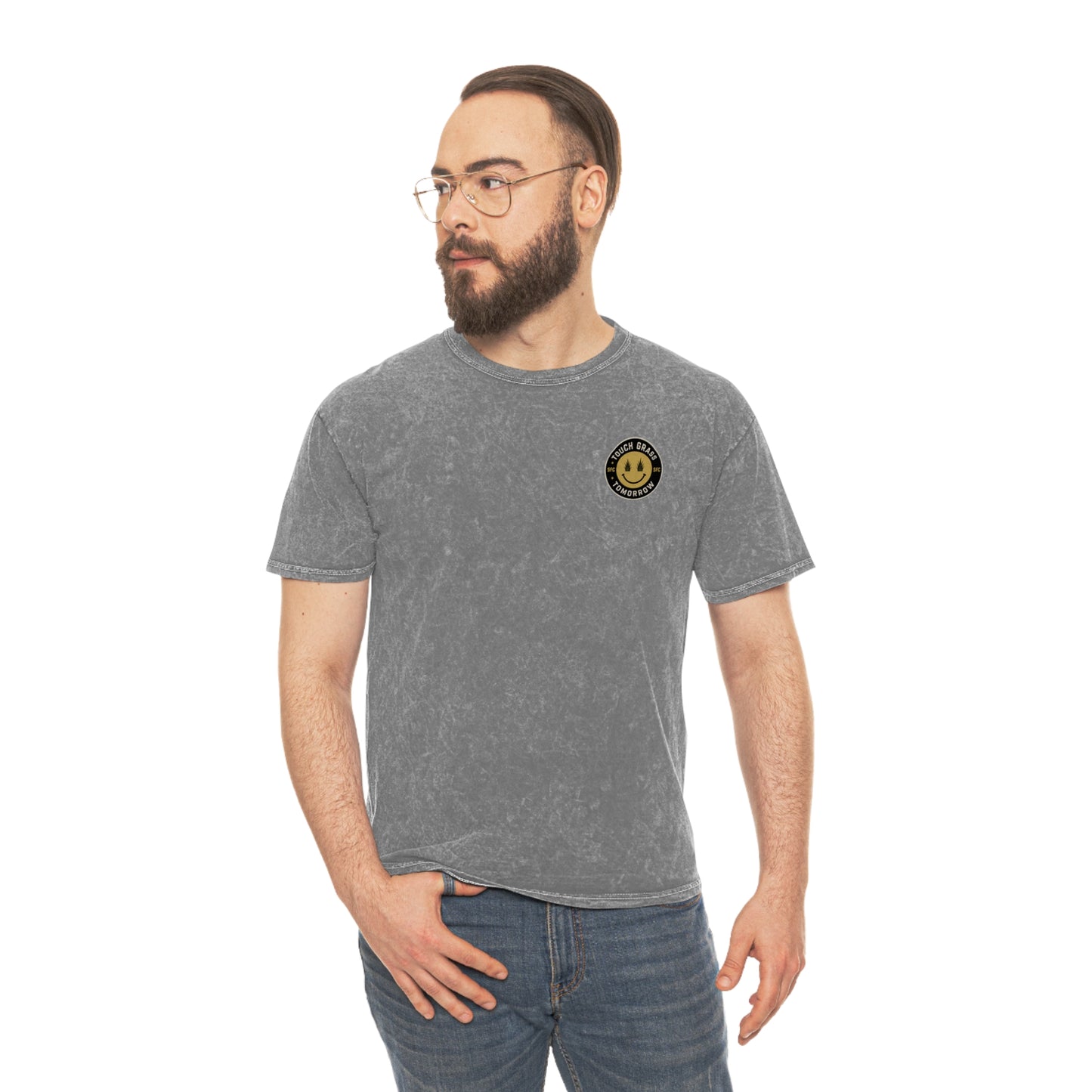Touch Grass Tomorrow Mineral-Wash Tee - SFC