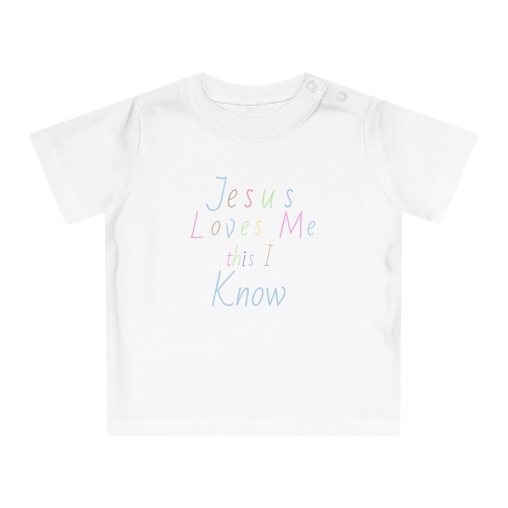 Organic Cotton Jesus Loves Me Baby Tee