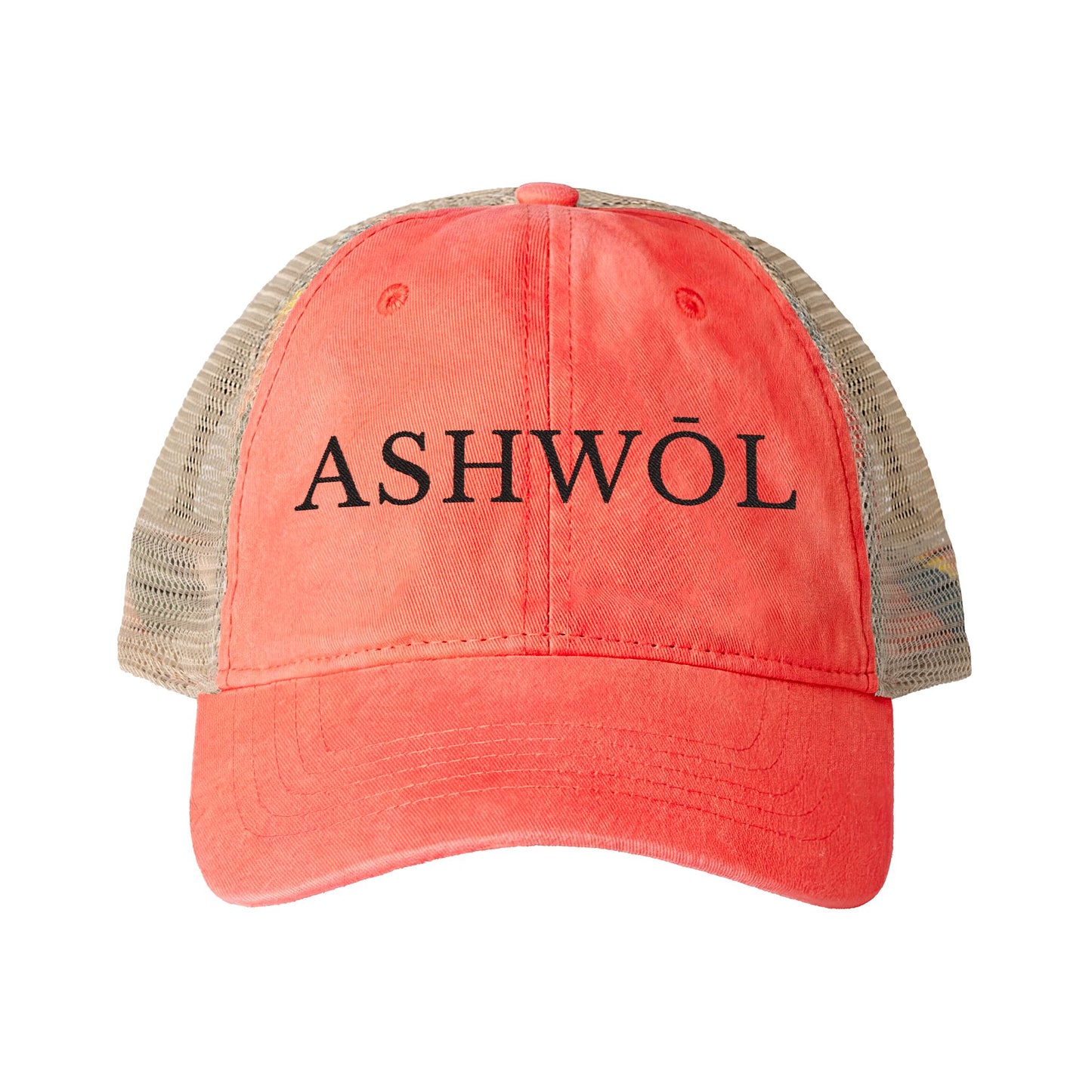 Ashwol Official Washed Mesh-Back Cap