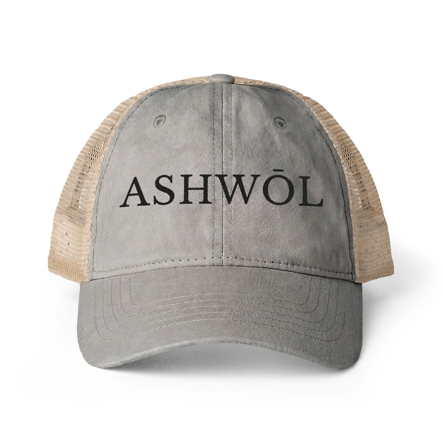 Ashwol Official Washed Mesh-Back Cap