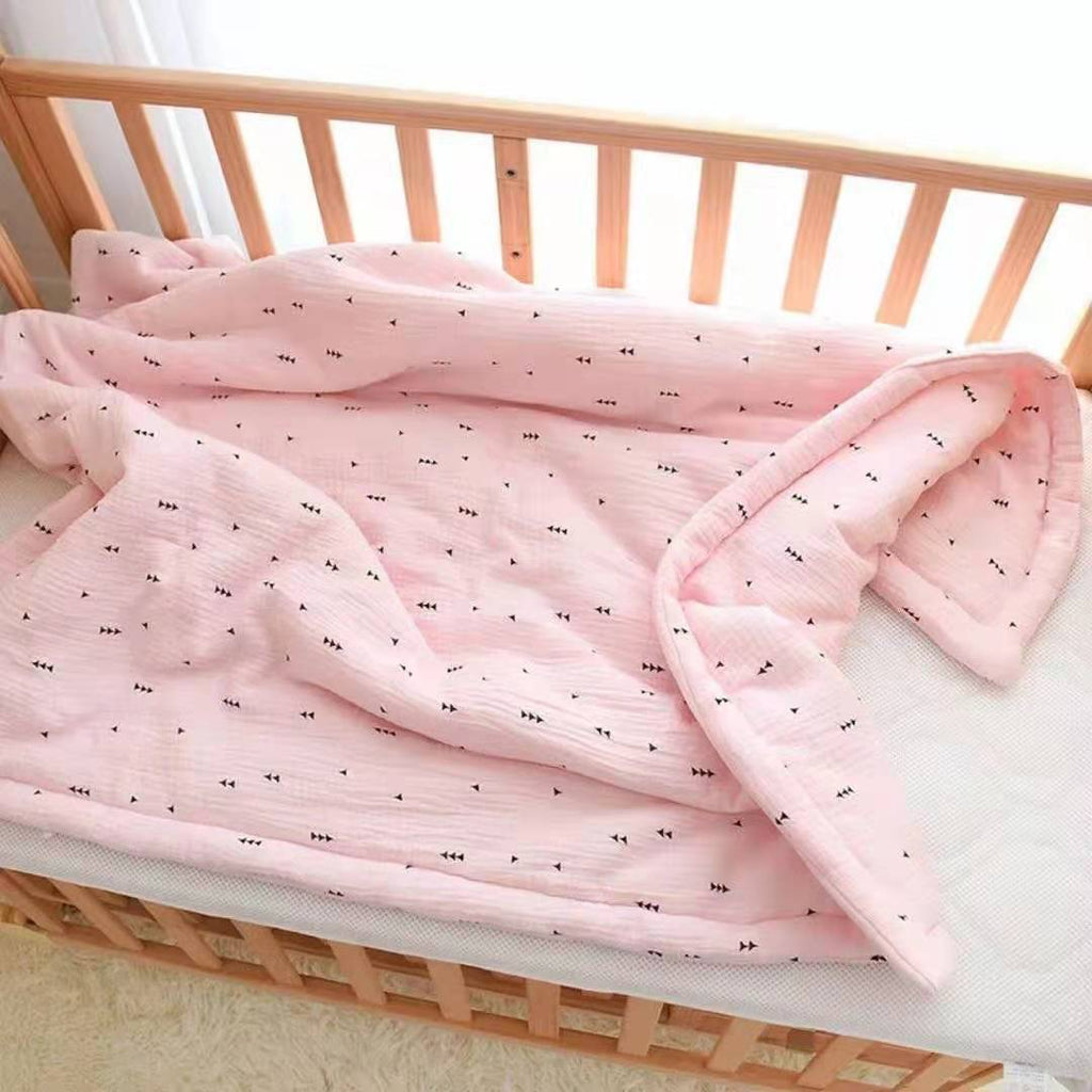 Handmade Cotton Quilt Baby Blanket