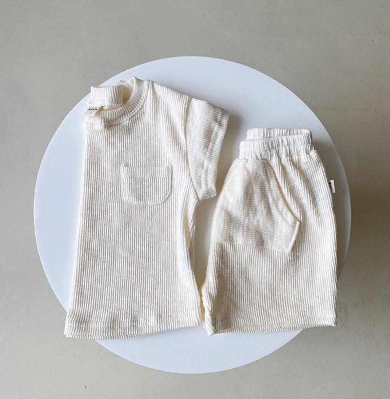 Baby Waffle Onesie Set