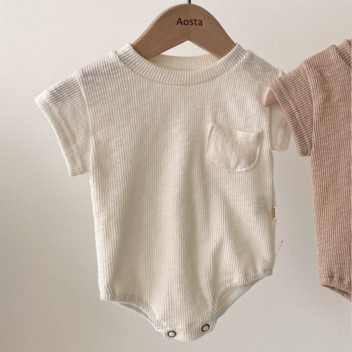 Baby Waffle Onesie Set