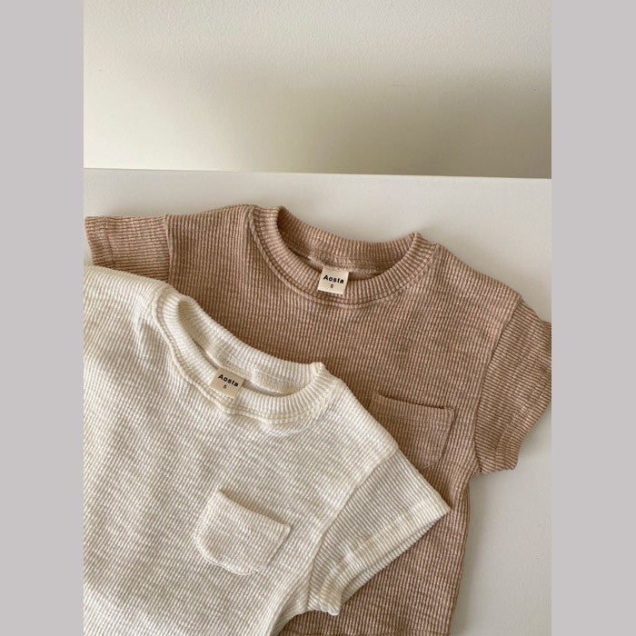 Baby Waffle Onesie Set