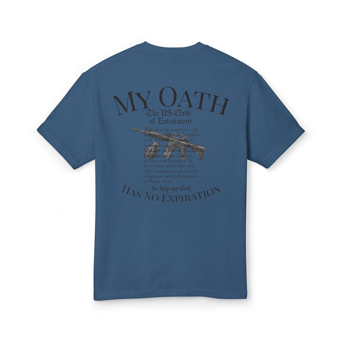 Enlistment Oath- Veteran Division Heavy Cotten Tee