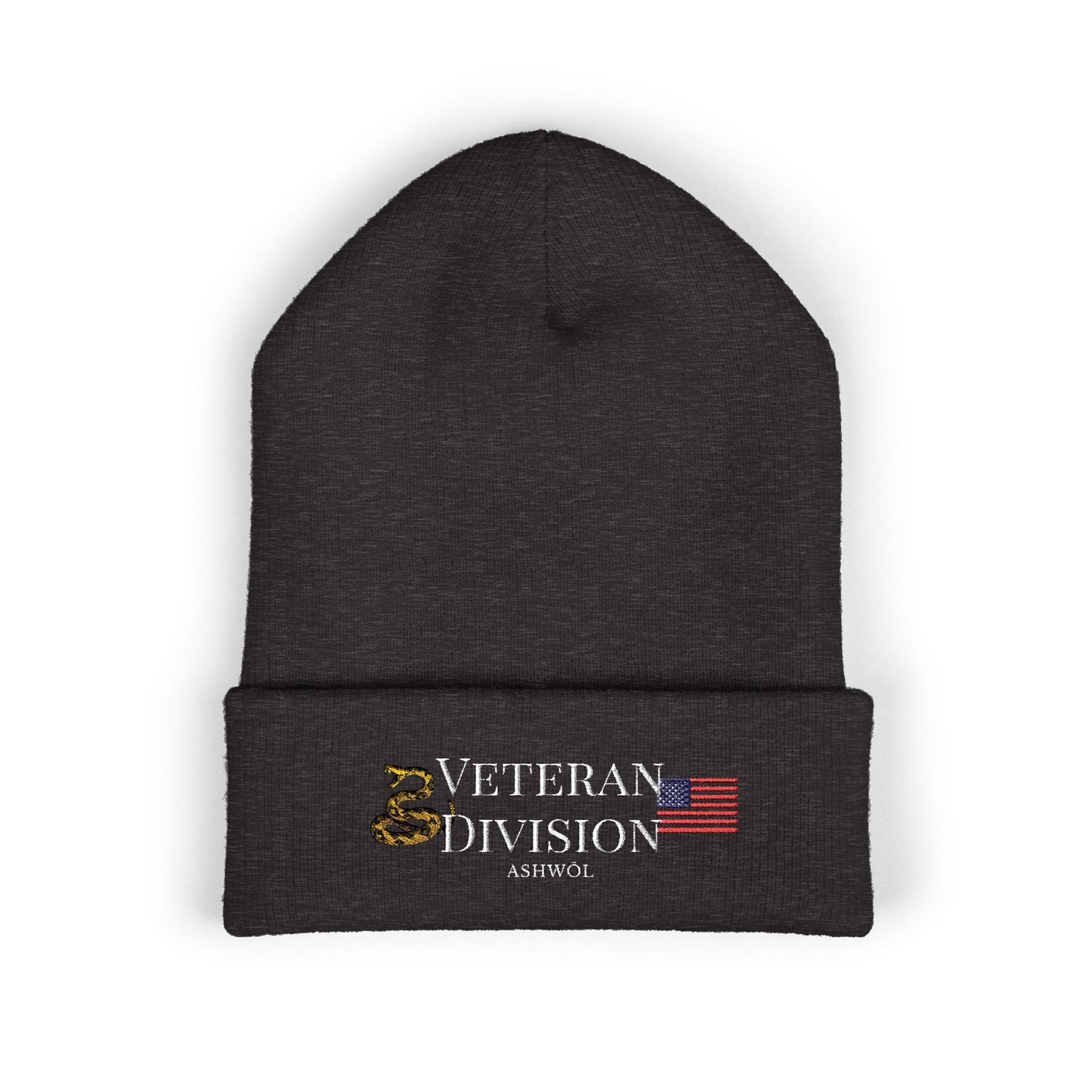 Veteran Division Classic Cuffed Embroidered Beanie