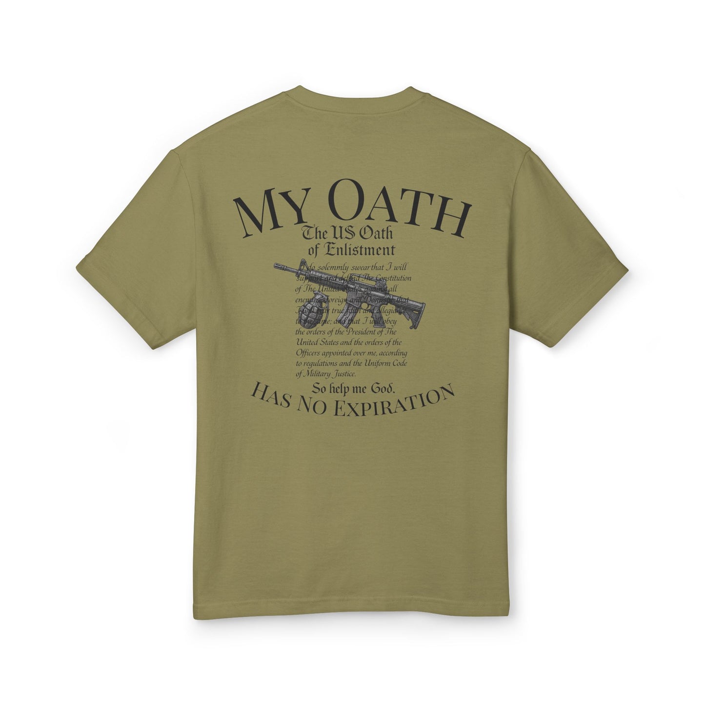 Enlistment Oath- Veteran Division Heavy Cotten Tee