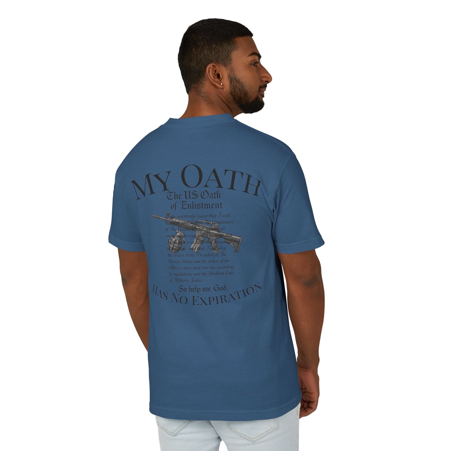 Enlistment Oath- Veteran Division Heavy Cotten Tee