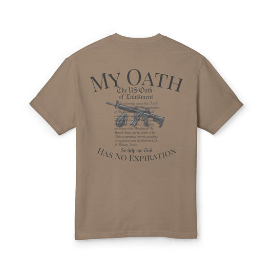 Enlistment Oath- Veteran Division Heavy Cotten Tee