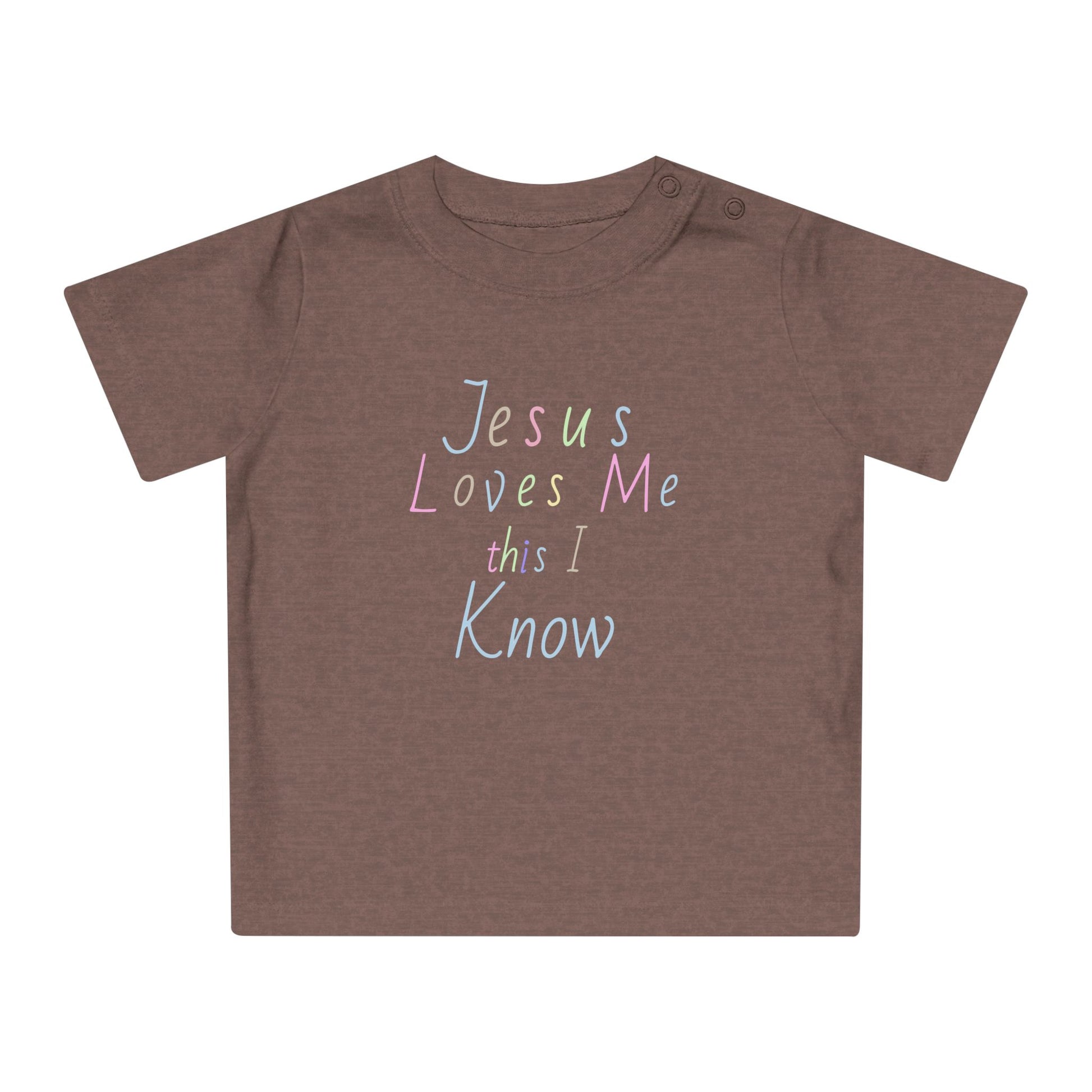 Organic Cotton Jesus Loves Me Baby Tee