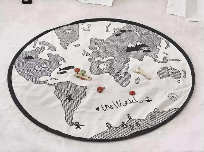 World Map Play Mats