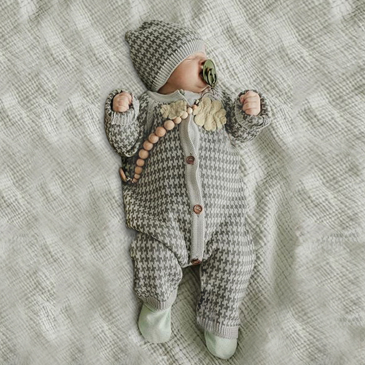 Baby Knitted Sweater Jumpsuit