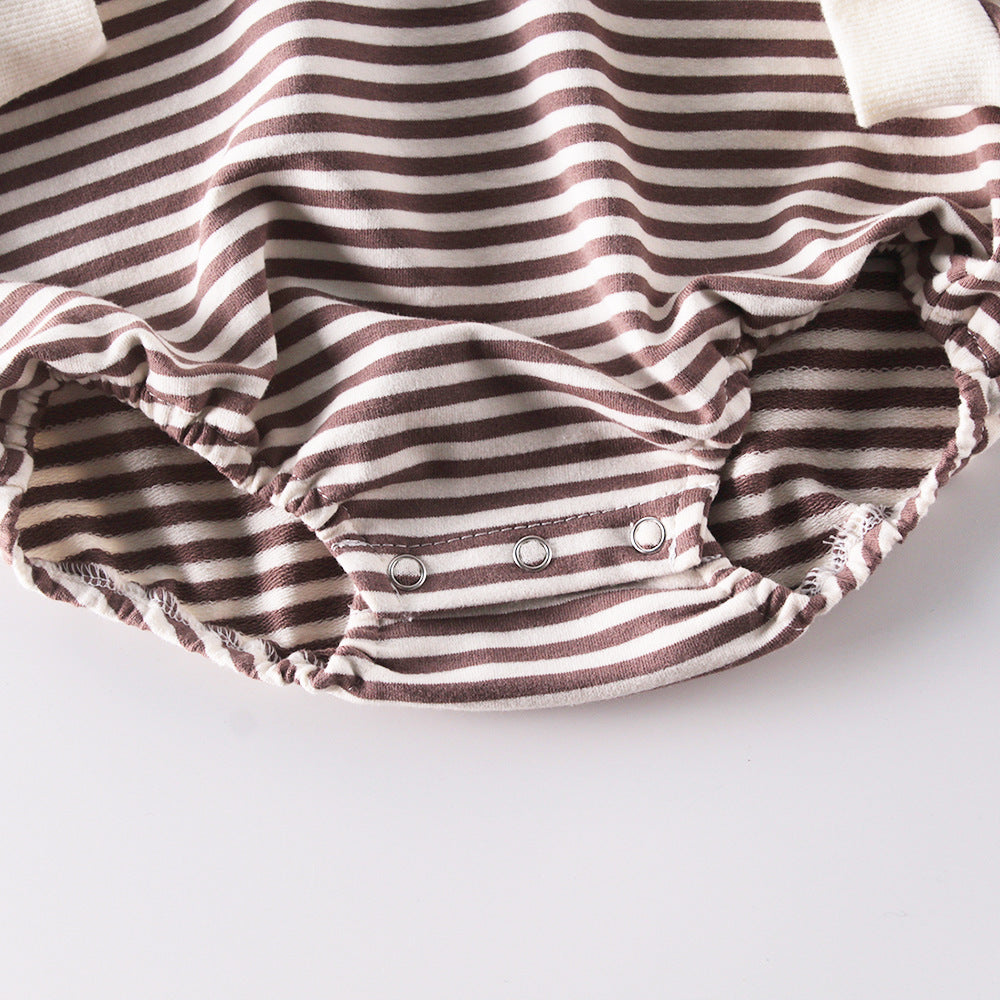 Autumn Baby Hooded Onesie