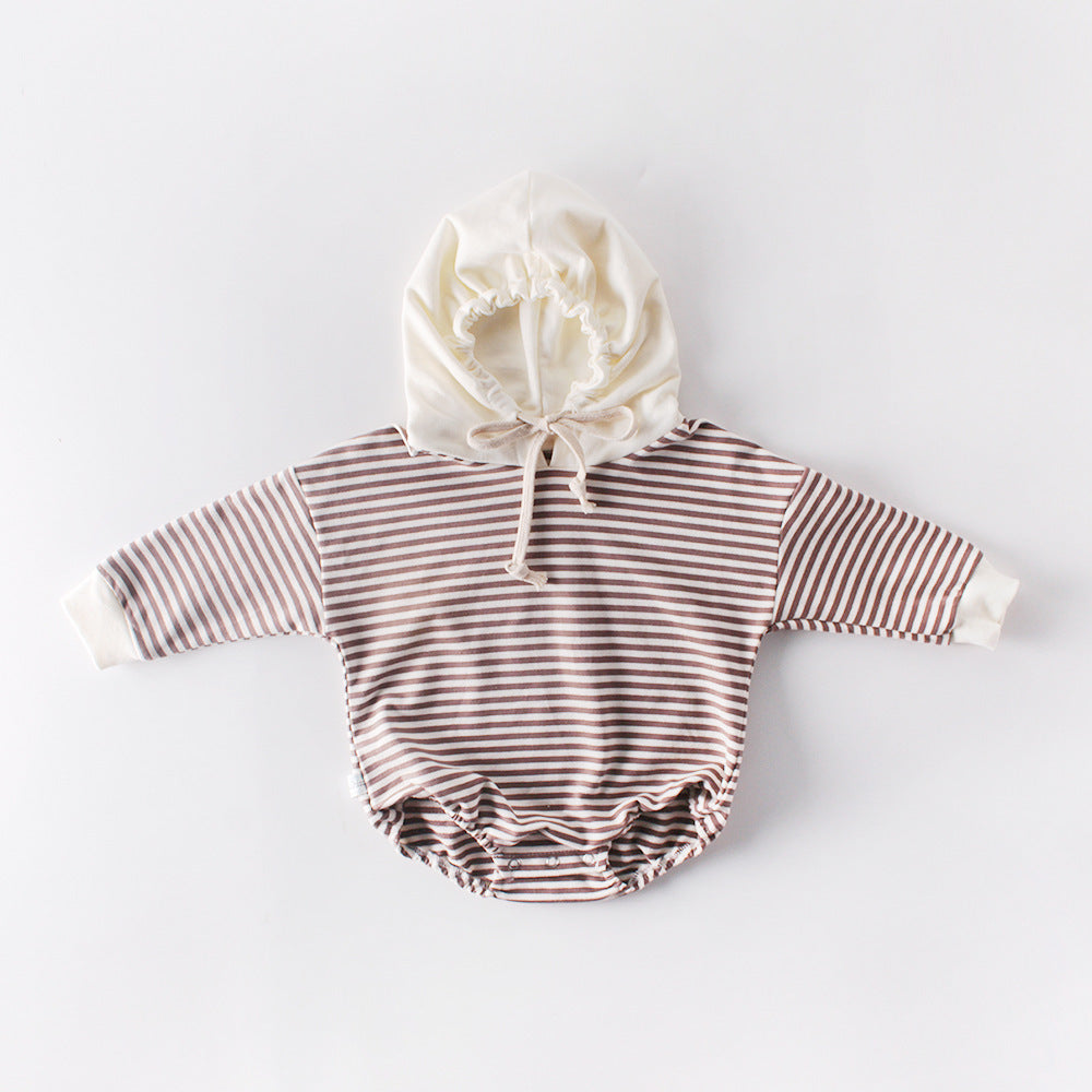 Autumn Baby Hooded Onesie
