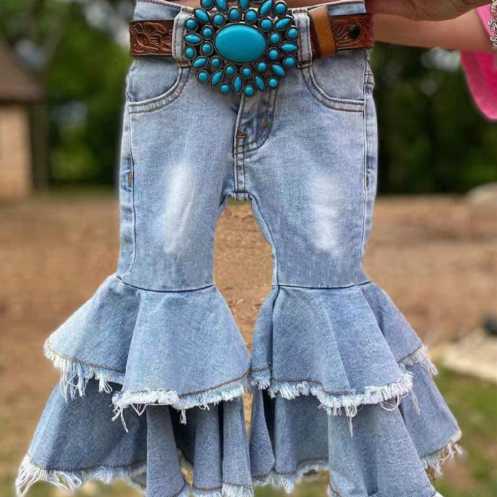 Baby Girl Bootcut Denims
