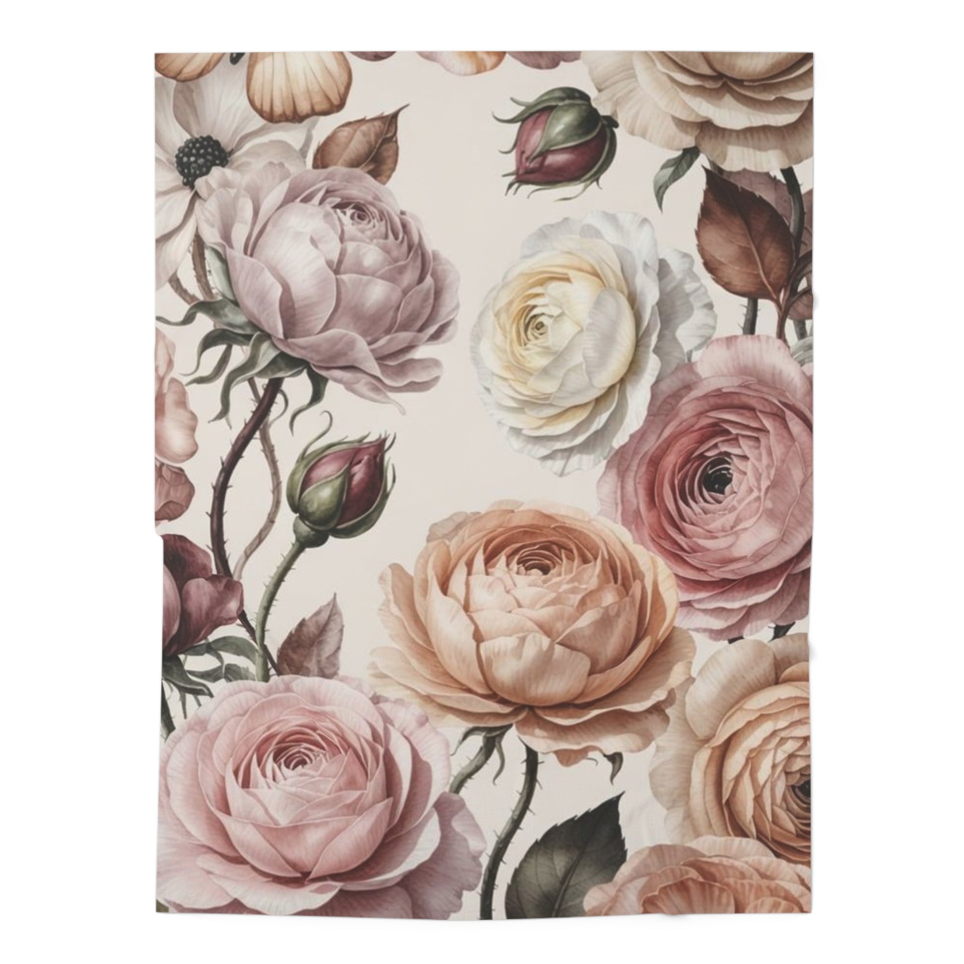Floral Baby Swaddle Blanket