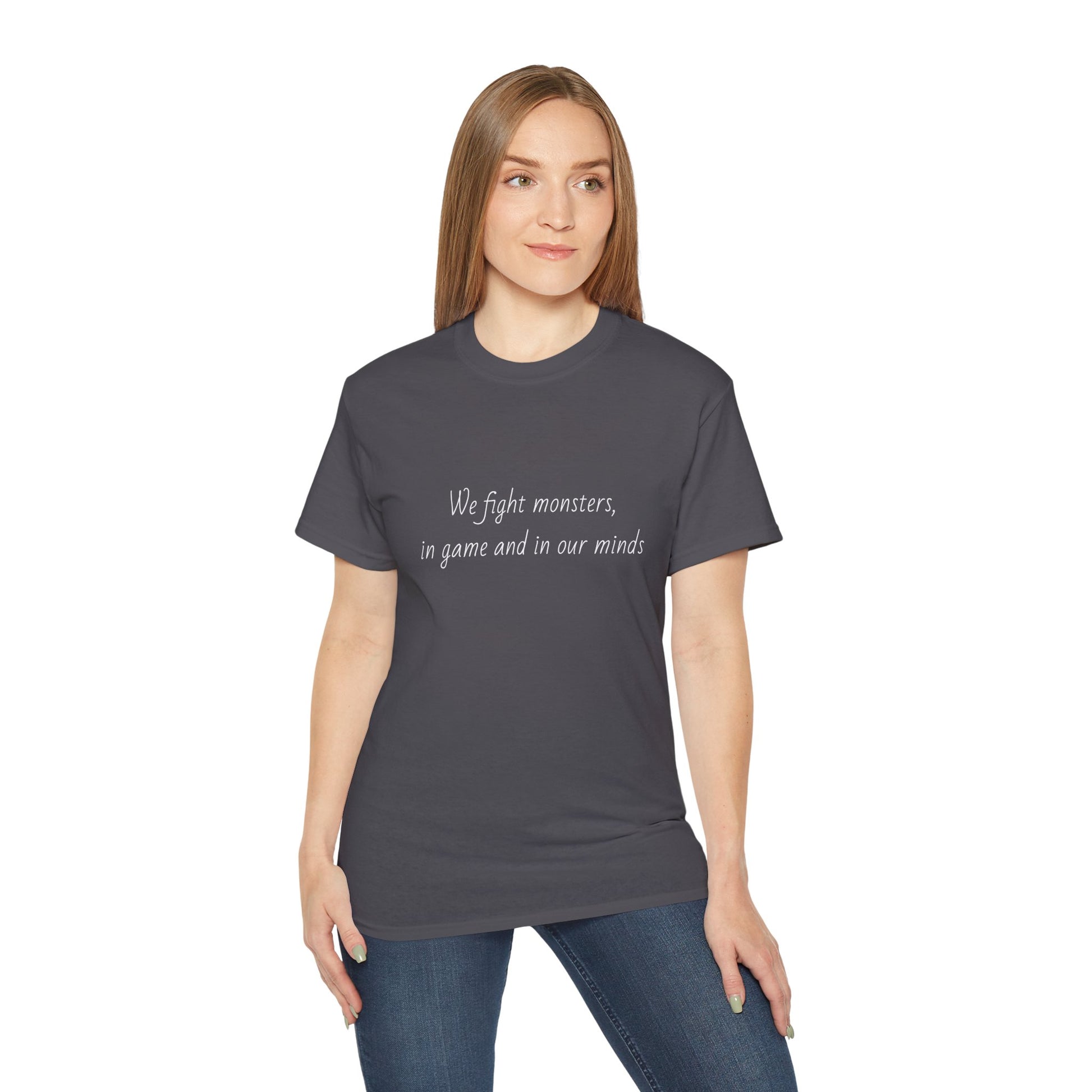 We Fight The Monsters BG Tee