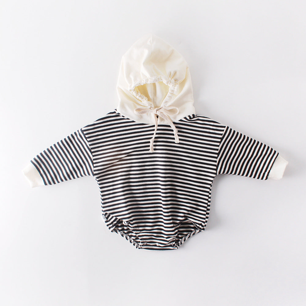 Autumn Baby Hooded Onesie